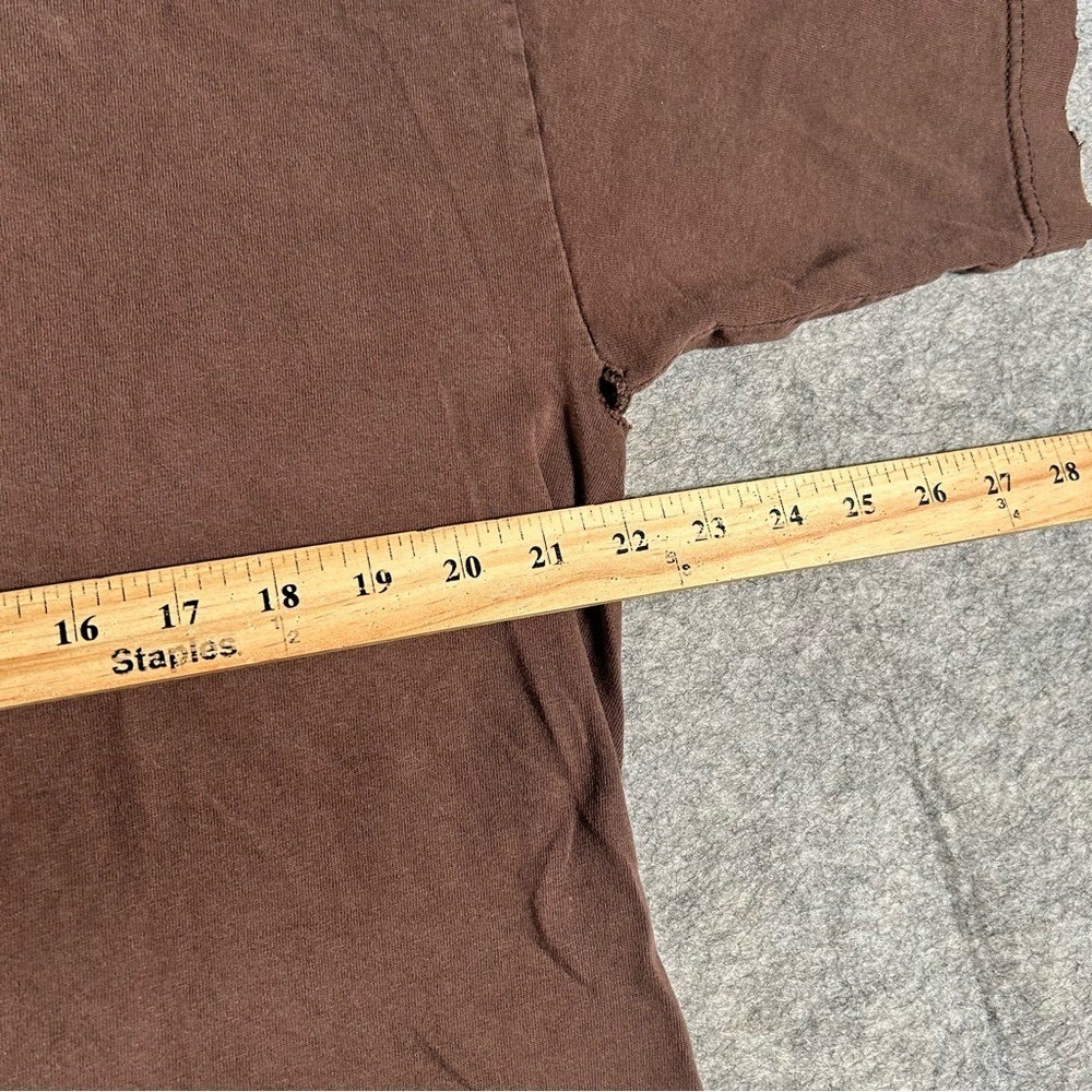 Vintage Beastie Boys Shirt Mens Large Brown 90s Thrashed Punk Hip Hop Band Tee - Picture 6 of 9